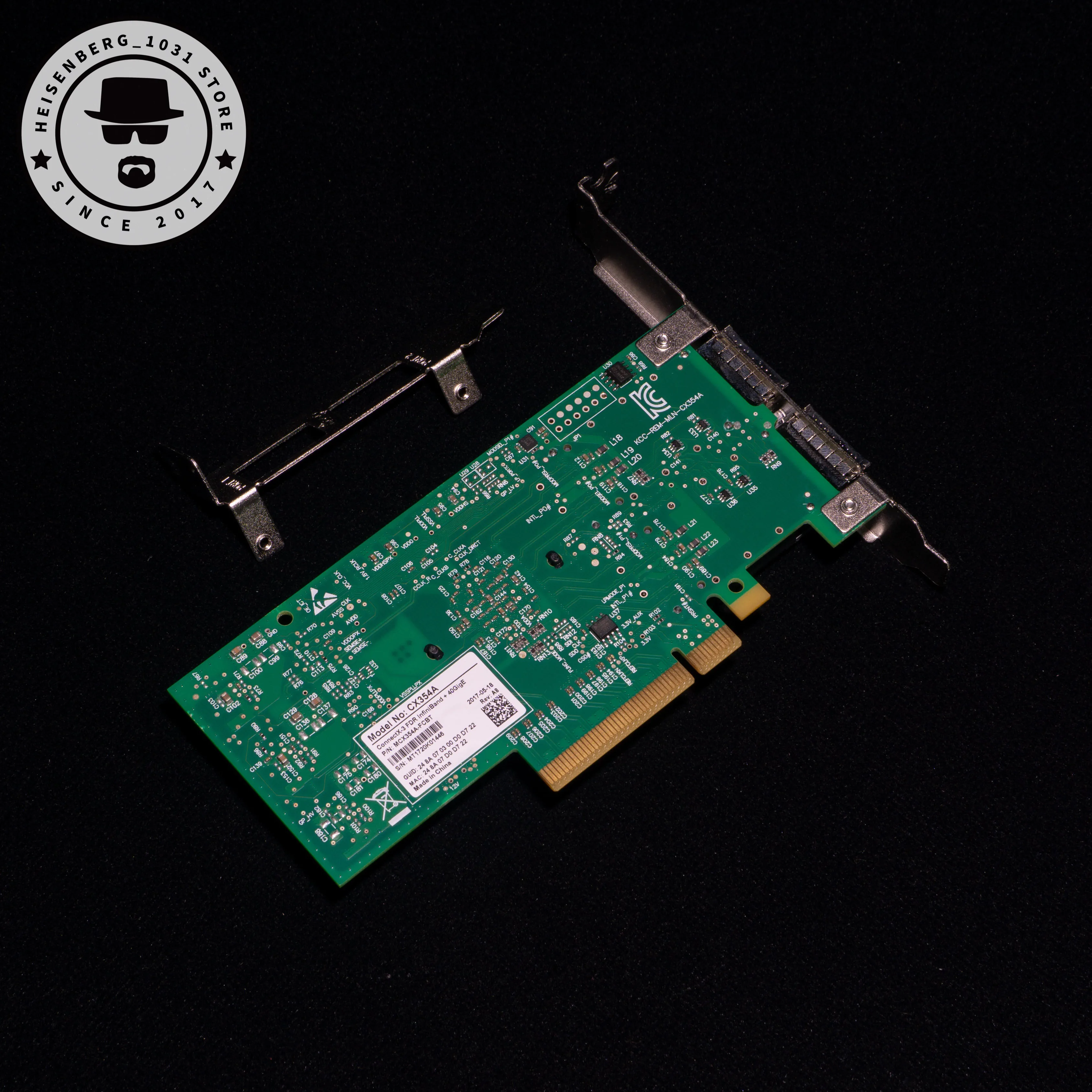 Mellanox MCX354A-FCBT ConnectX®-3 VPI 40/56Gb/s Dual QSFP+ Port Adapter MC2210411-SR4 Transceiver Seller Refurbished