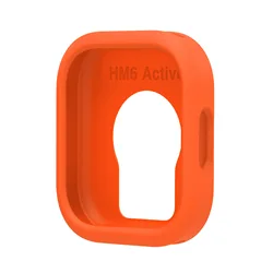 Soft Silicone Protective Case - Premium Protector Shell & Bumper Cover for Redmi Watch 6 Active (Orange)