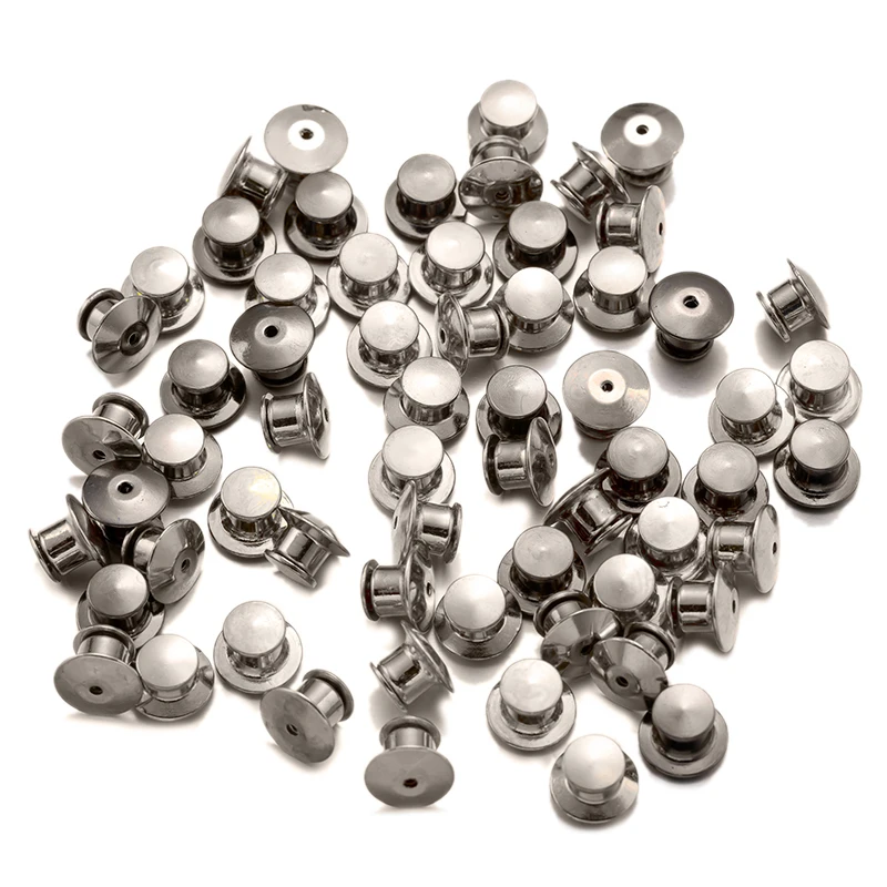 30/50 stücke Locking Pin Schnalle Zurück Keeper Verschluss Für DIY Sichern Broschen Sicherheit Halten Schmuck Machen Zubehör Liefert Handwerk – Detail 4