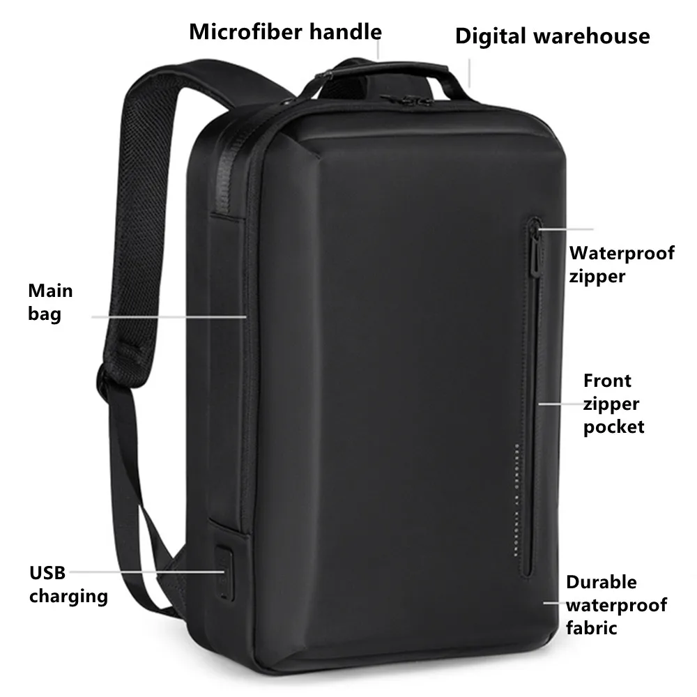 USB Charge Anti Theft Shoulder Backpack Men Travel Security Waterproof School Bags College Teenage 15 Inch Laptop Tablet Handbag