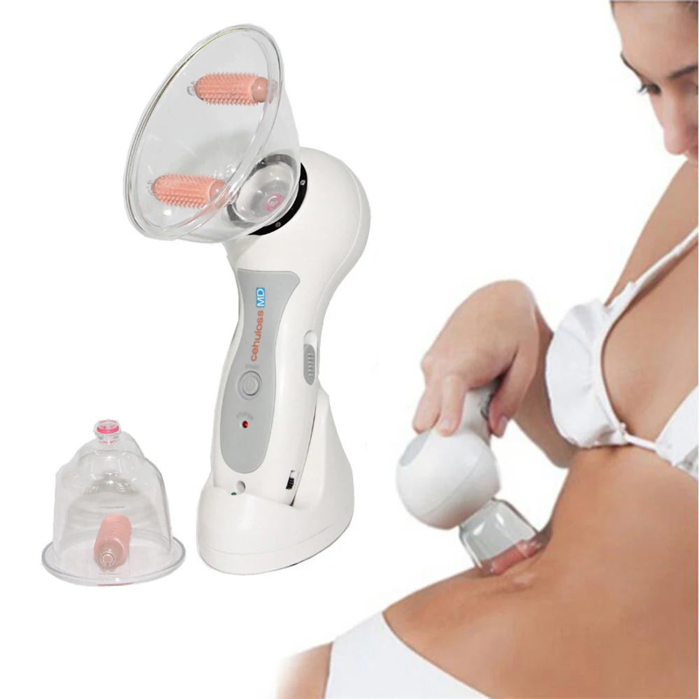 Body Massage Vacuum Cans Anti Cellulite Massager Device Therapy Portable Loss Weight Tool Chest Liposuction Electric Breast