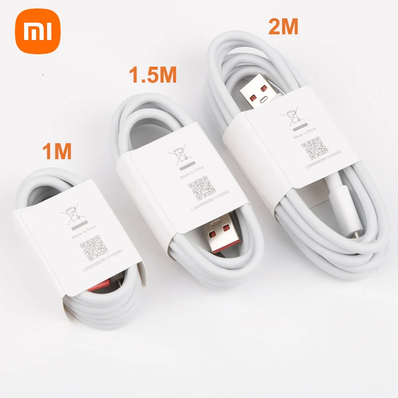 Cargador Xiaomi Carga Rápida 55w Con Cable Tipo-c Original