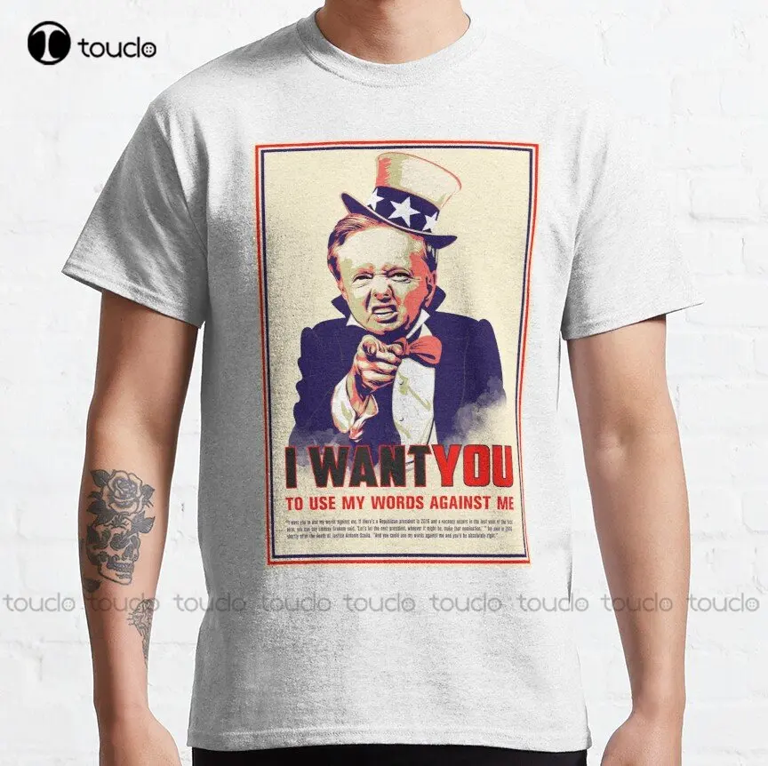I Want You Lindsey-James Classic T-Shirt Tee Shirts Mens Custom Aldult Teen Unisex Digital Printing Tee Shirts Puro Cotone Nuovo