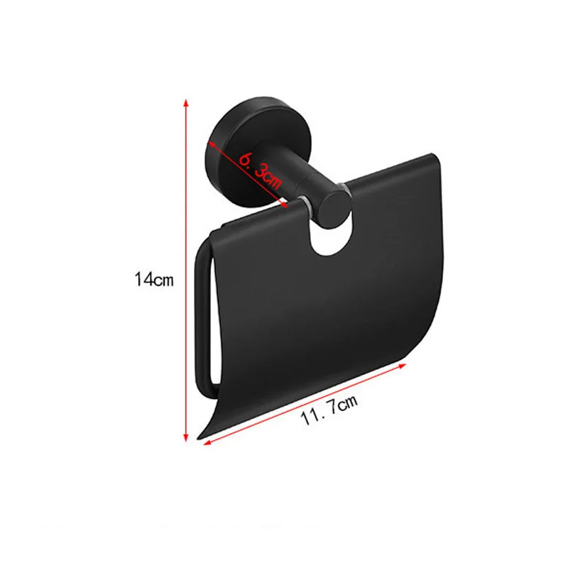 Toilet Tissue Paper holder paper towel holder towel rack toilet paper holder toilet paper rack toilet roll holder paper towel rack Black walnut toilet roll rack Creative solid wood paper towel hook bathroom
