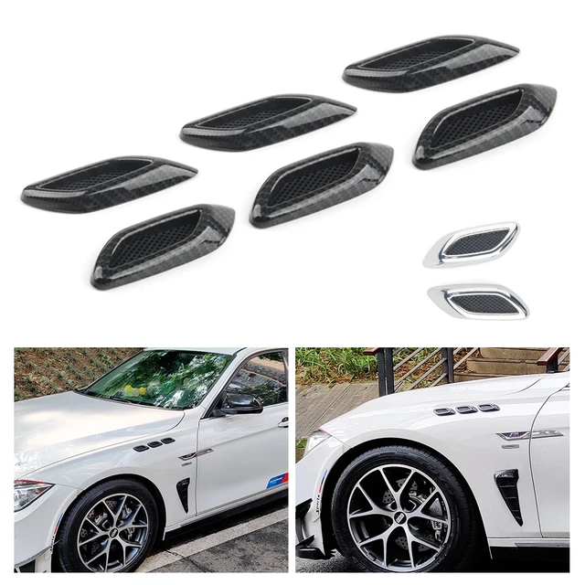 2Pcs Car Side Air Vent Modification Ventilation Grille Cover Side Air  Intake Cover Hood Decoration Car Modification Accessories - AliExpress
