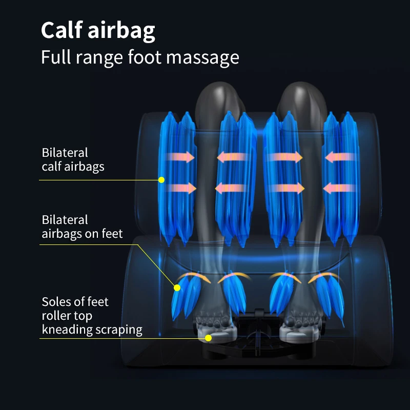 Wholesale Office Chair Black Body zero gravity massage chair Armchair Apartment Home Massage Chair 5