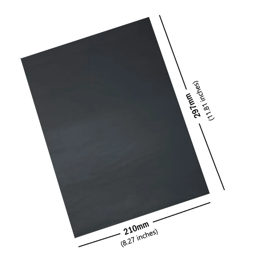 Formato A4, 30 pezzi, trasferimento, carta carbone, modelli di disegno di colore nero - immagine 4