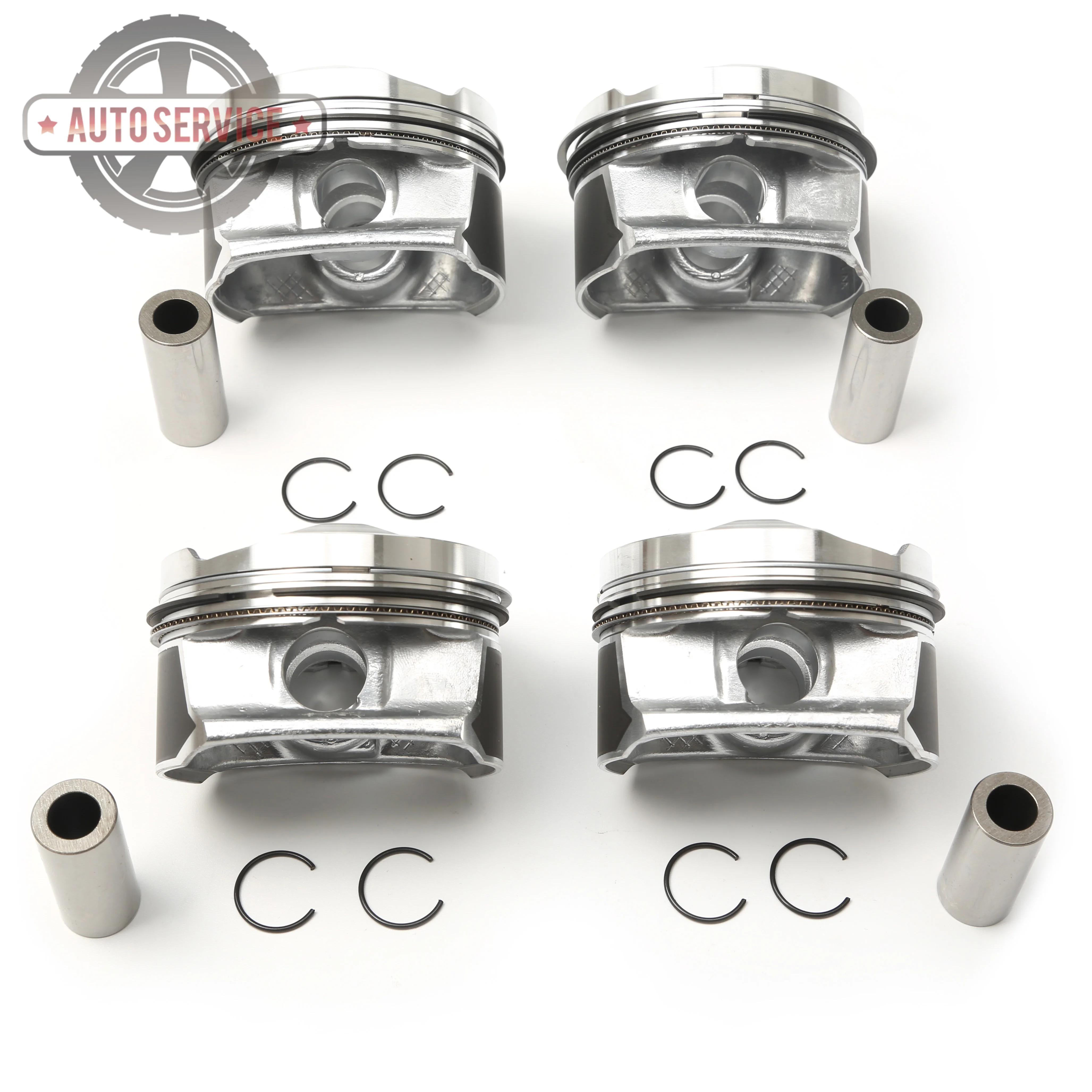 11257566478 7566478 Car Oversized 0.25MM Pistons Assembly Set For 