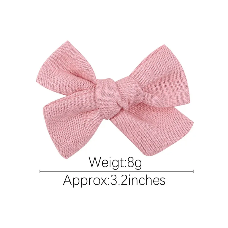 Baby Accessories best of sale 2Pcs/Set Solid Color Bowknot Hair Clips For Cute Baby Girls Cotton Bows Hairpins Barrettes Headwear Kids Baby Hair Accessories baby accessories