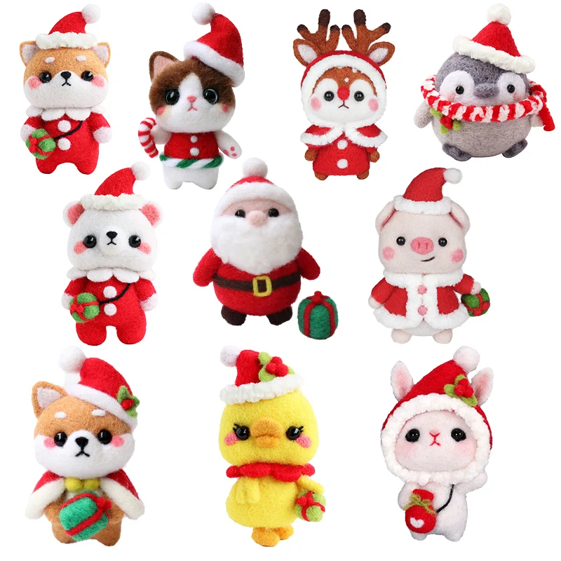 Christmas Wool Felting Kit 1