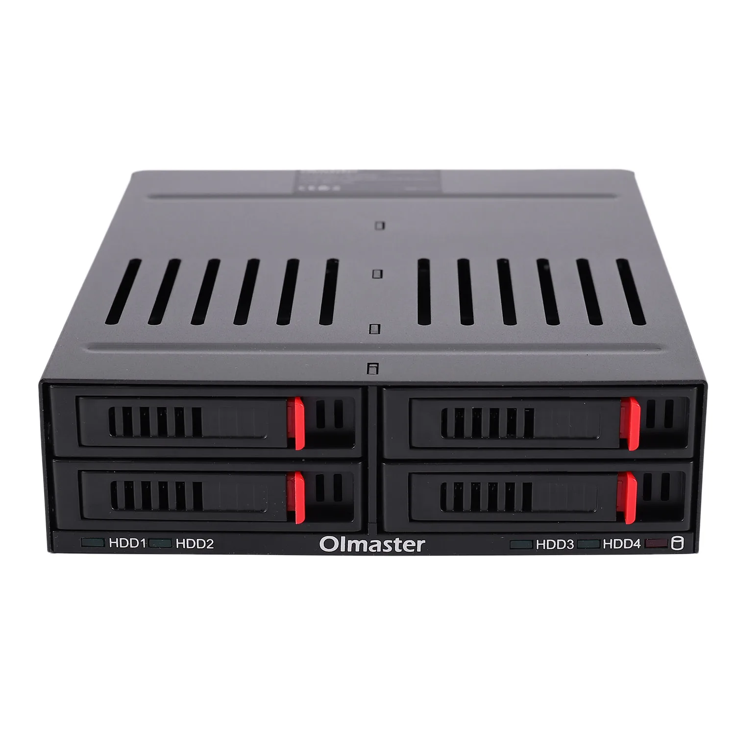 Oimaster He-2006 4 Slots Sata Internal Rack 2.5 Inch Hard Drive Case Internal Mobile Rack With Led Indicator Built-In Fan