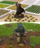 DIY Material Realistic Grass Tuft Miniature Grass Bushes Plant Cluster Scenery Mutlicolor Simulation Grass Nest Model Sand Scene 6