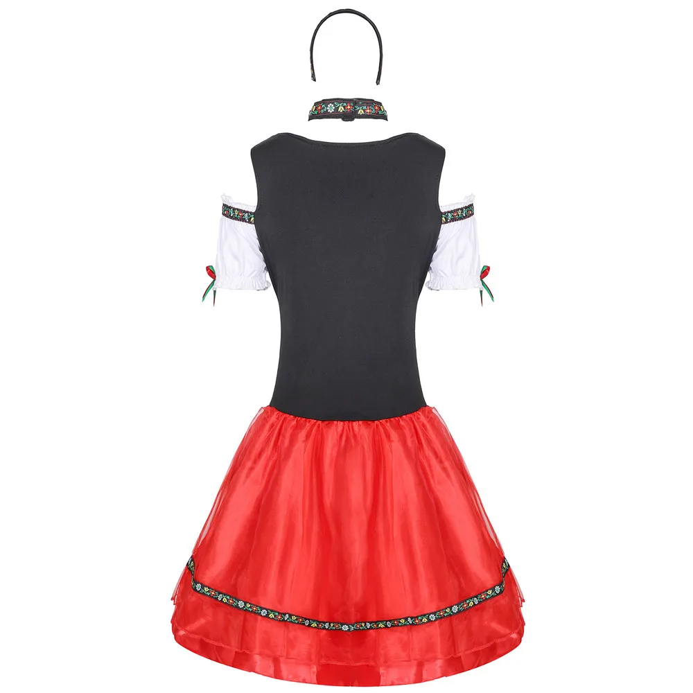 Women Oktoberfest Dress-Up Tavern Waitress Costume