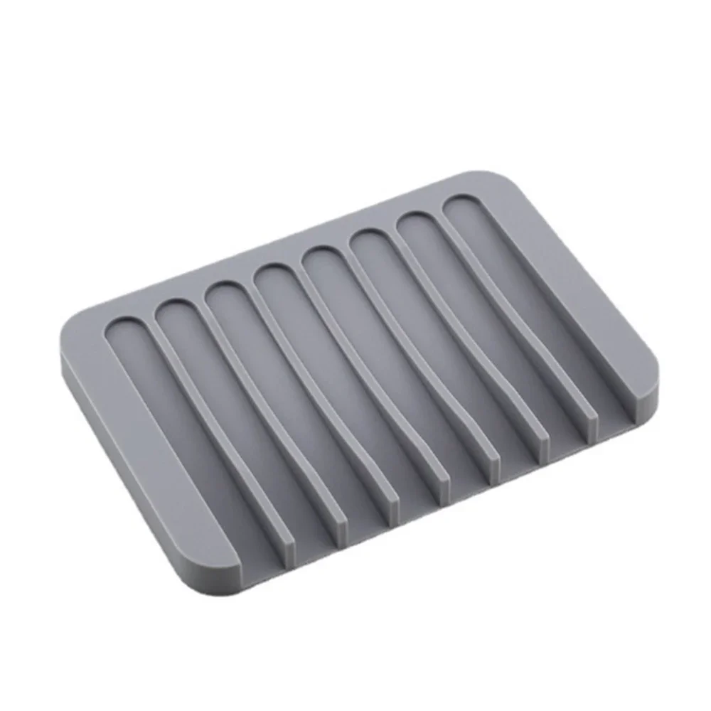 Description Picture 5 of itemBathroom Silicone Soap Dish Drain Bath Drain Soap Rack Kitchen Countertop Sponge Rack Drying Tray