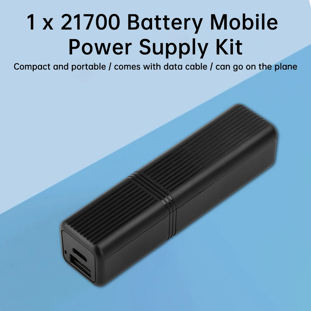 Portable 1*21700 Power Bank Diy Box 5V 2.1A Output Welding Free Diy Battery Storage Box 10W Charging Battery Case battery storage box power bank case battery power bank box