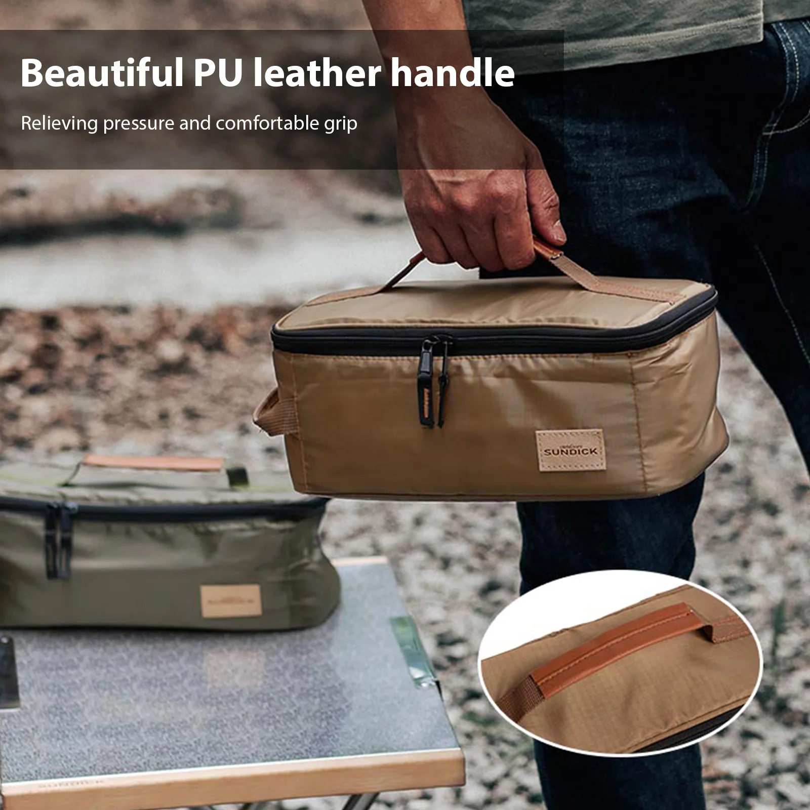 Large Capacity Camping Bag Cutlery Pouch 3 Large Capacity Camping Bag Cutlery Pouch 3