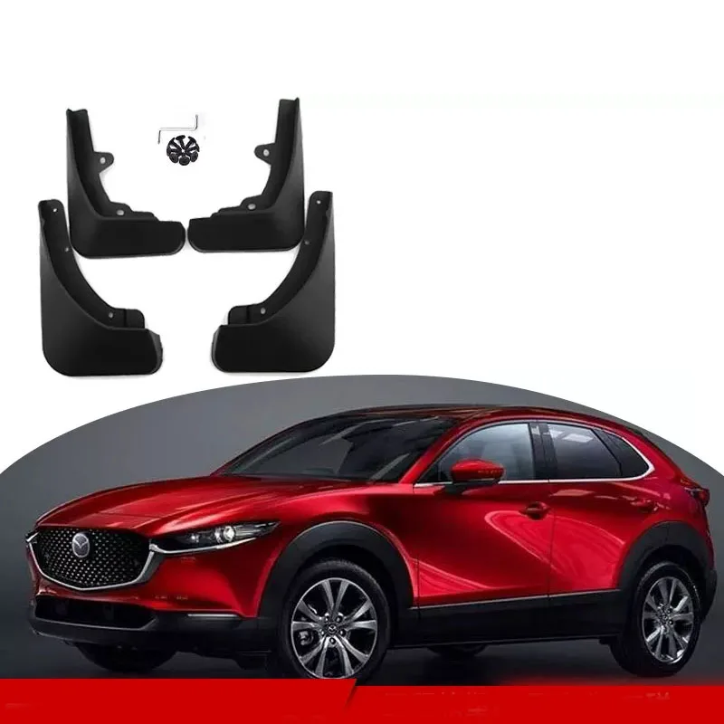 

For Mazda CX-30 2018-2023 Mudguards Mudflaps Fender Front Rear Mud Flap Splash Guards Cover Auto Accessorie