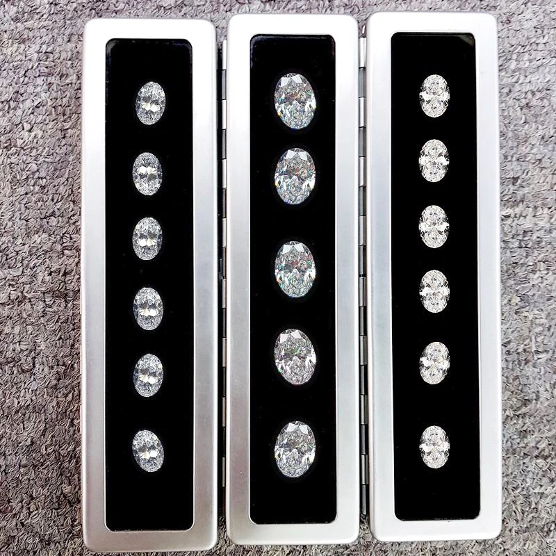 [ Full Size 0.1-30ct ] D Color Oval Moissanite Loose Stone GRA Certificated Lab Grown Moissanite Diamond For Jewelry