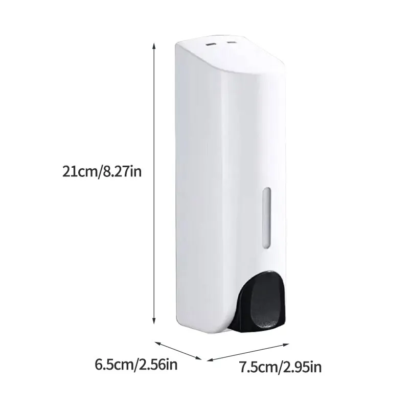 Manual Press Soap Dispenser Bathroom Wall-mounted Shampoo Body Wash Dispenser Bottle Soap Box Hotel-style Bathroom Facilities soap dispenser soap pump shower dispenser soap dispenser head wall mounted dispenser