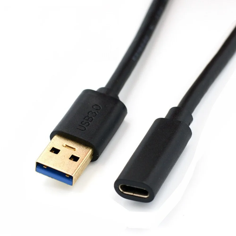 USB 3.0 to Type-C Female Extension Cable - Universal Compatibility