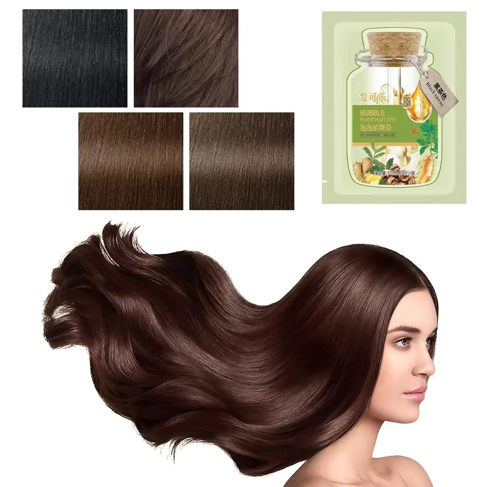 Fashion Hair Dye Shampoo Bubble plant Hair Dye Household Cream Color Pant Easy-to-wash Washing Color Black Hair Hair W0D2 samina 6inch round paint palette cp 108 tray ceramics for acrylic oil watercolor gouache craft diy art easy to wash white color