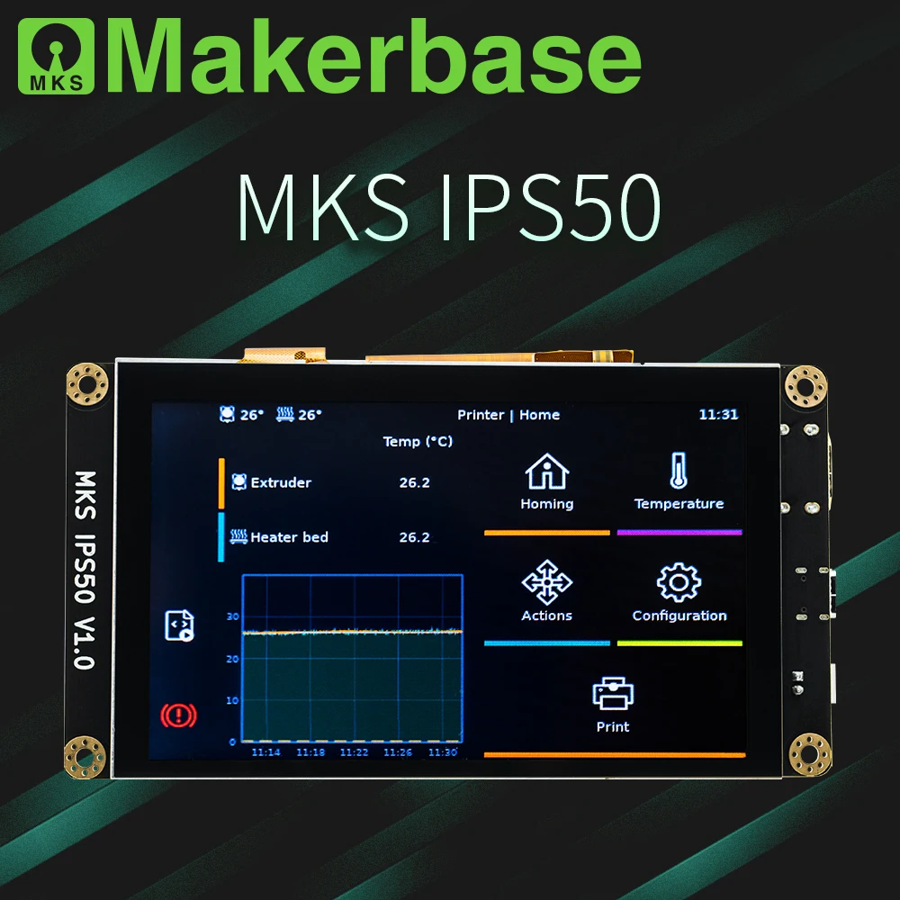 MakerbaseMKSIPS505InchCapacitivescreenKlipperScreenHDMIMKS