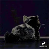 Black Cat High Fidelity Anime Cute Plushie Black Panther Plush Toys Lifelike Animals Simulation Stuffed Doll Kawai Toy Gifts Kid 4