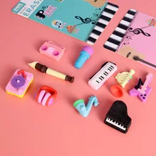 

Cartoon Children Note Piano Shape Rubber Suit Cute Removable Eraser Student Stationery Gift