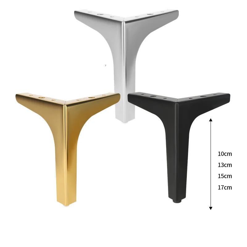 Furniture Legs 4Pcs/Set Household Furniture Legs Heavy Duty Metal Sofa Feet For Table Chair Desk Furniture Hardware