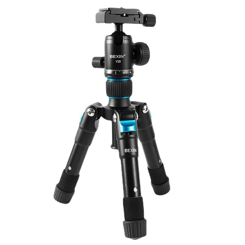 

Aluminum Alloy Mini Tripod For SLR Camera Self Shooting Direct Broadcast Tripod Portable Bracket Desktop Tripod