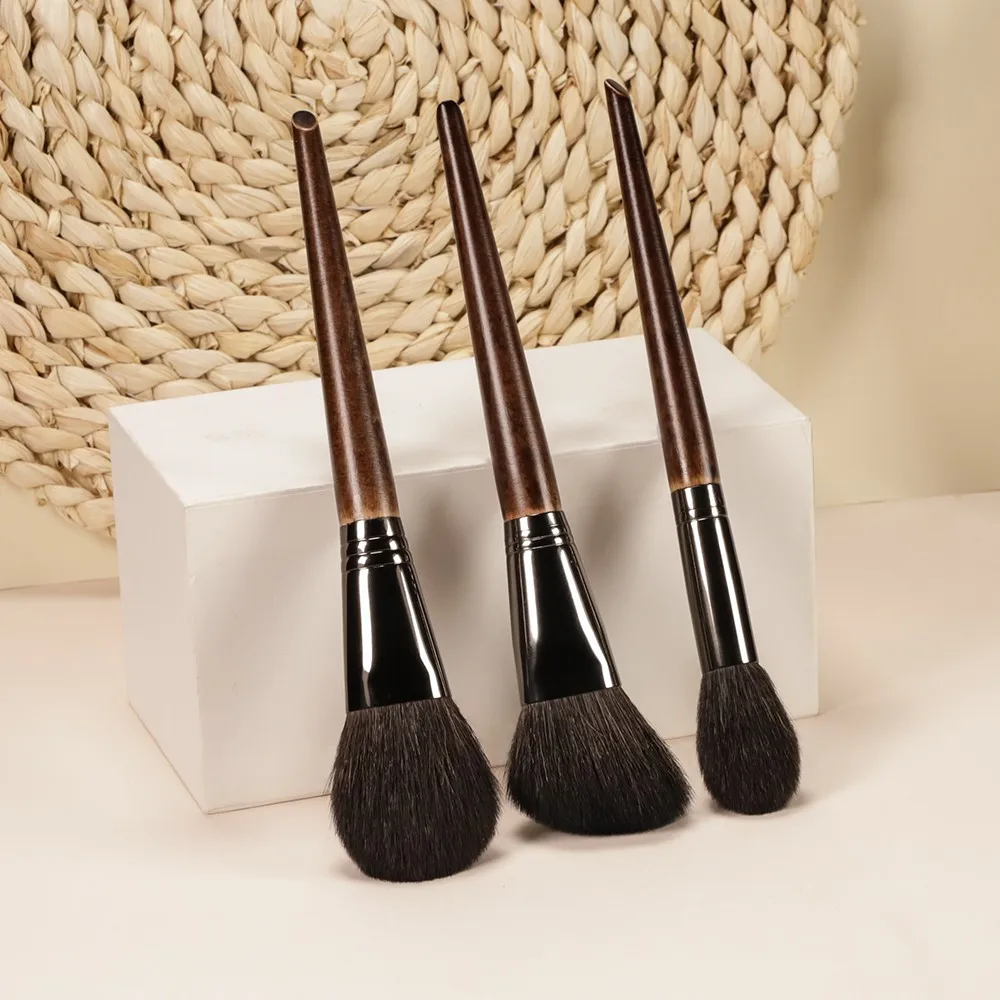 Ovw Make-Up Kwasten Sets Zachte Geitenhaar Blusher Beeldhouwen Hoogtepunt 3Pcs Make Up Brush Set Maquiagem