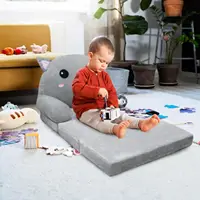 Toddler Chair Kids Sofa - Toddler Sofa Kids Couch Fold Out, 2 in 1 Flip Out Couch and Mini Sofa for Girls and Boys 1