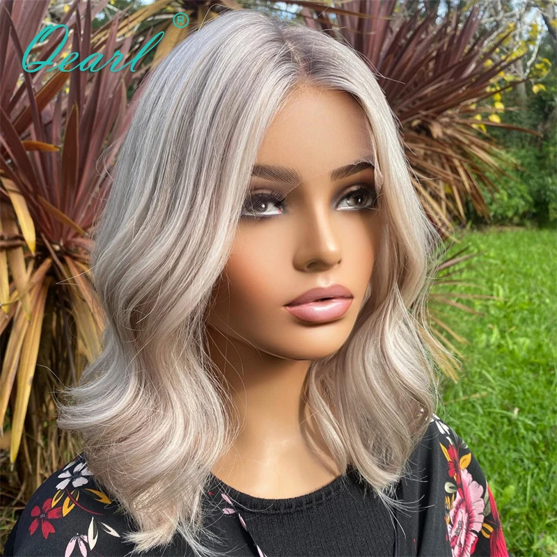 Icy Blonde Lace Front Wig Human Hair | Human Hair Lace Frontal Wig | Bob  Blonde Wig - Lace Wigs - Aliexpress