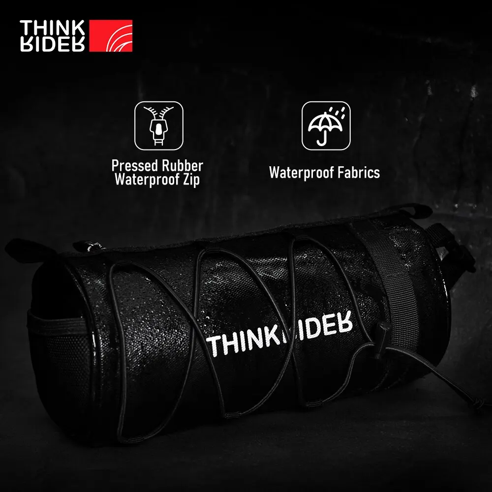 ThinkRider borsa da manubrio borse da bicicletta telaio borsa a tracolla borsa a tracolla portatile multifunzione accessori per bici - immagine 3