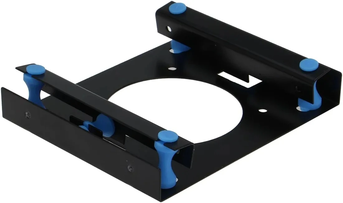3.5" Hard Disk Shock Absorber Bracket with Mounting Screws for PC Case 3.5 HDD to 5.25 DVD ROM Bay Mounting Adapter