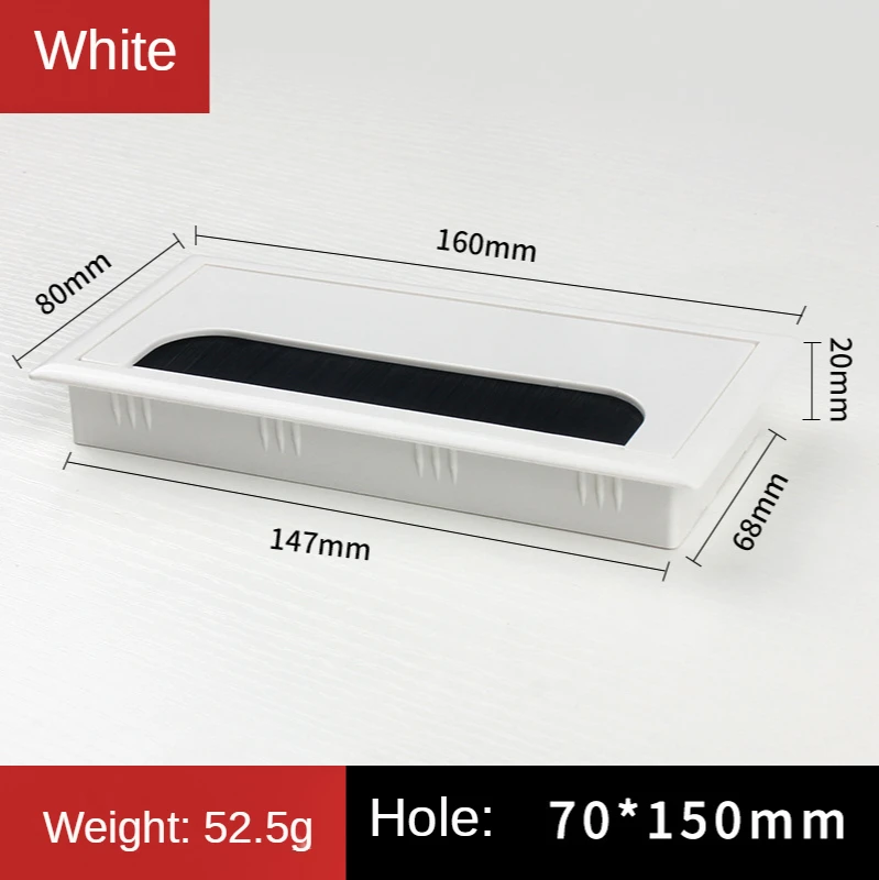 80x160mm white
