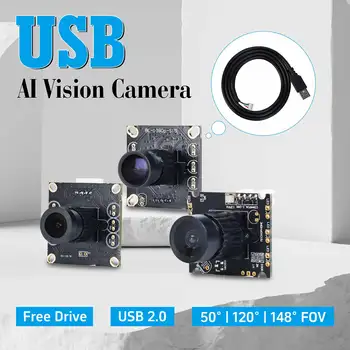 Modulo fotocamera USB CMOS USB 2.0 Webcam per Android Windows Linux Mac Computer PC Laptop 1M 2M Pixel FOV 50 °   120 °   148 °   Opzionale
