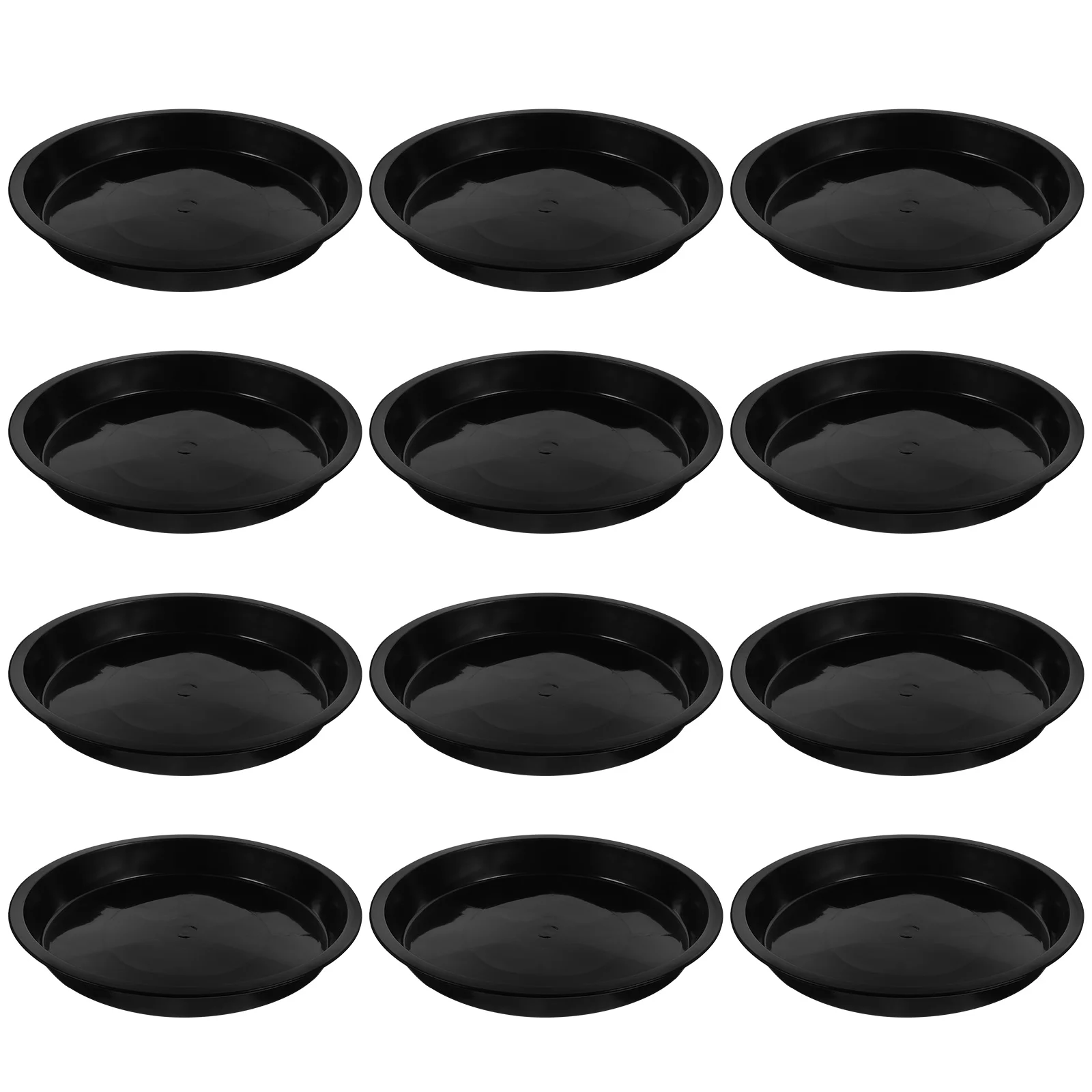 

Flower Pot Tray Plant Saucers Outdoors Small Round Planter Trays Plastic Drip Pots