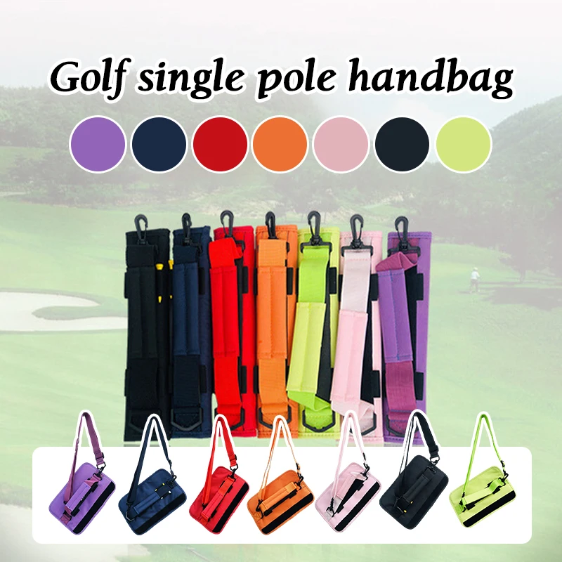 

Ultra-Light Portable Golf Club Carrier Bag Adjustable Shoulder Strap Crossbody Carry Bag Golf Training Equipment Accessories