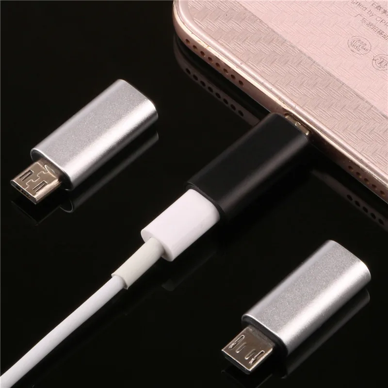 8Pin Lightning Female To Micro USB Male Adapter Converter for Android Phone Charging Samsung Xiaomi