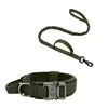 Pet Dog Collar Leash Set Durable Adjustable Pet Tactical Collar Leash Medium Large Dog German Shepherd Training Accessories 2