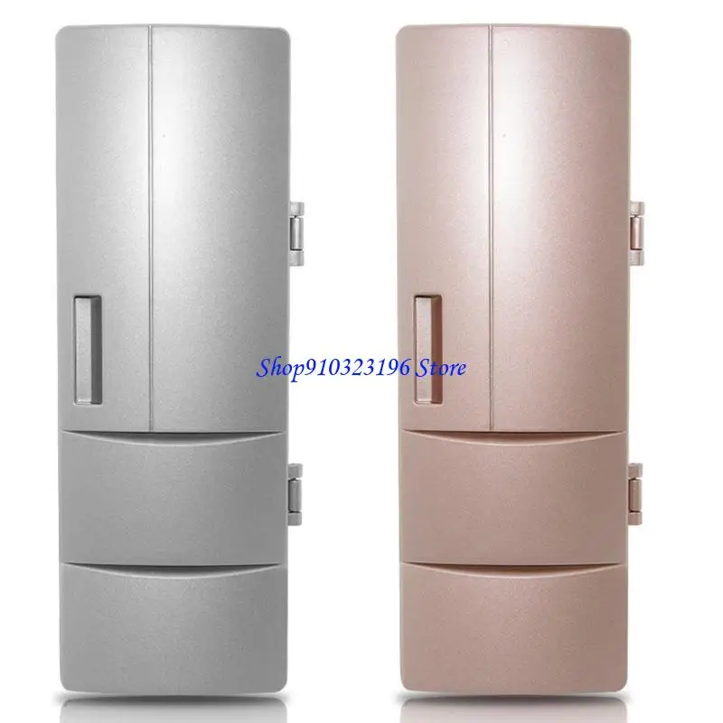 Q1JF 미니 USB 전기 냉장고 소형 음료 캔 컴퓨터 노트북 용 쿨러/따뜻한 냉동고 음료 냉장고
