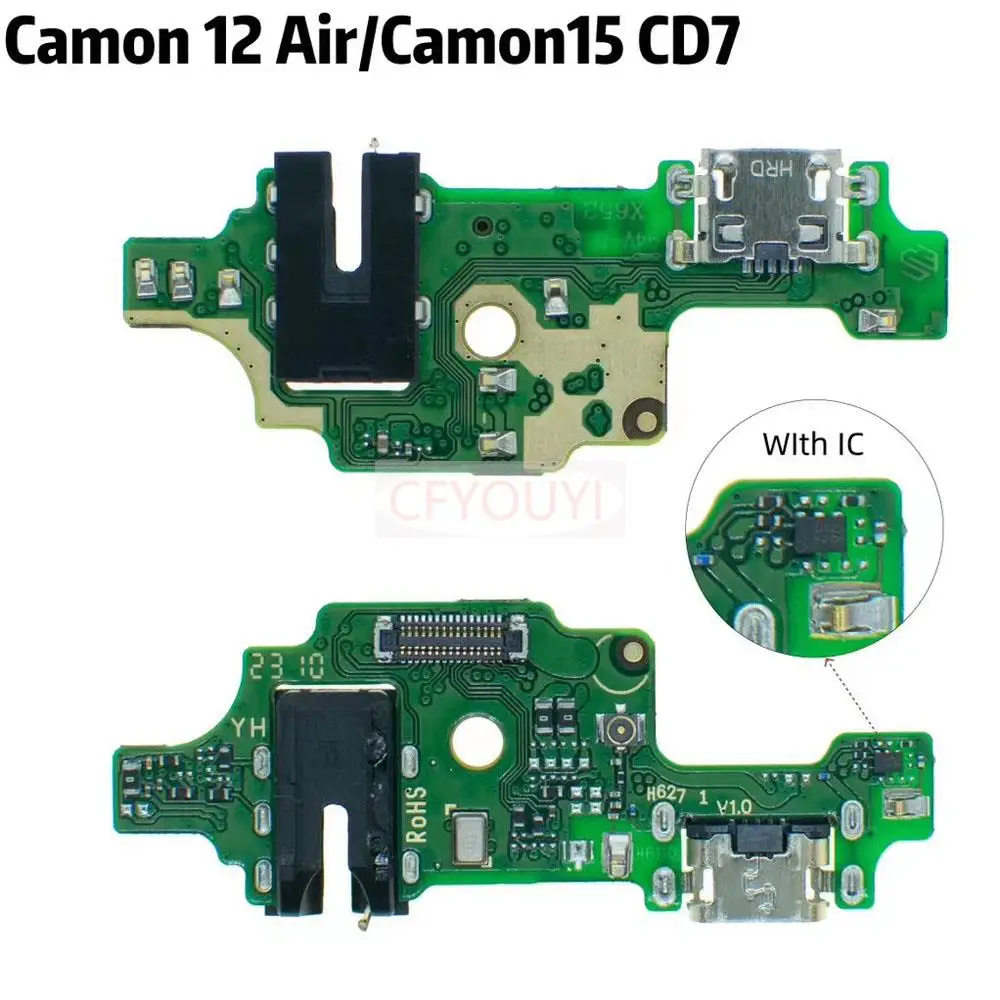 

Для Tecno Camon 12 Air / Camon 15 CD7 плата с зарядным портом с IC