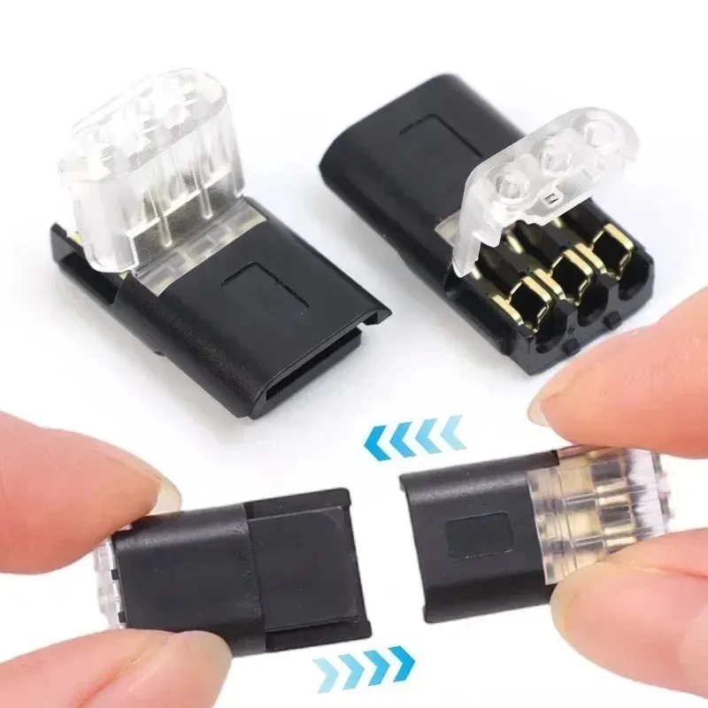 Waterproof Automotive Electrical Connector – 3-Pin Plug for Car Wire Cable and Strip Terminal Connections