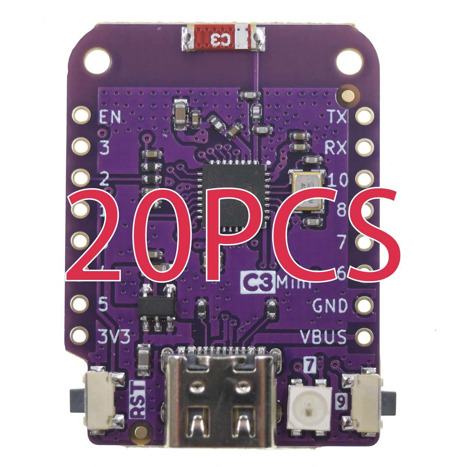 ตัวเลือกสินค้า แผ่นวงจรควบคุมอุปกรณ์ IoT ESP32-C3