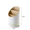 Tableware Storage Rack Round Kitchen Space Saving Chopstick Holder with Tray Large Capacity Storage Holder Kitchen Accessories 6