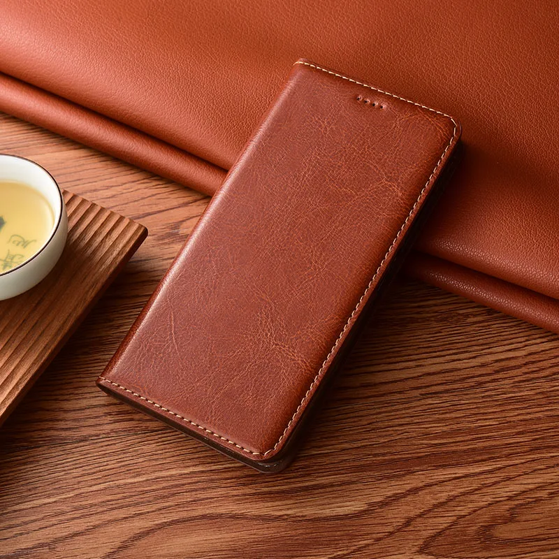 luxury Genuine Leather Case For XiaoMi Redmi Note 10S 11E 11S 11T 11R Pro Plus SE 5G Cases Crazy Horse Mobile Phone Flip Cover
