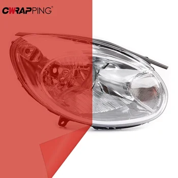Pellicola per luce rossa per auto, fendinebbia, faro, fanale posteriore, tinta, foglio di decalcomania in vinile, adesivo, copertura per pellicola per carrozzeria, accessori universali per auto