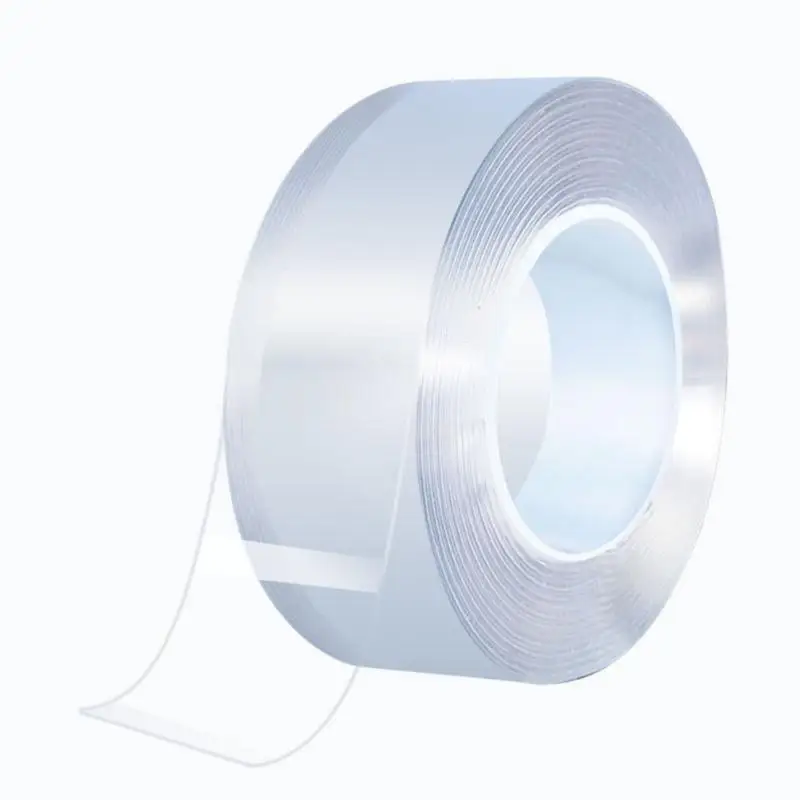 Steel Angle code 1/2/3/5M Nano Tape Double Sided Tape Transparent Reusable Waterproof Adhesive Tapes Cleanable Kitchen Bathroom Supplies Tapes Cabinet Latches