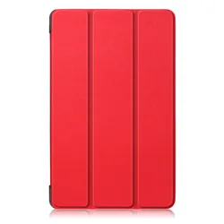 Samsung Tab A 8.0 Tablet Protective Case with Multi - Functional Stand and Portability (2019, S Pen Version) - SM - P200 P205 (Red)